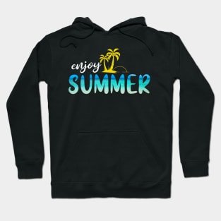 Summer Beach Palm Trees Holiday Hoodie